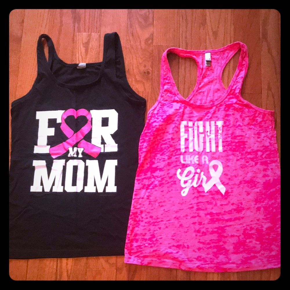 CrossFit Tanks for Breast Cancer Awareness.